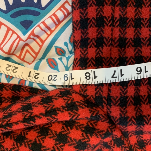 Miss Pendleton EUC wool red and black houndstooth blazer 8 - Picture 5 of 6